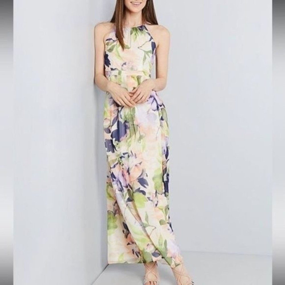 MODCLOTH Maxi Floral Dress